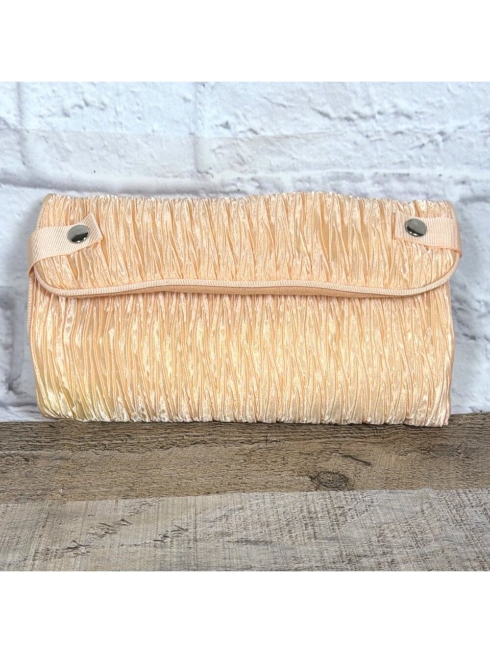 VTG Luxury Karl Lagerfeld Travel Vanity Cosmetic Jewelry Organizer Roll Clutch - Picture 12 of 16